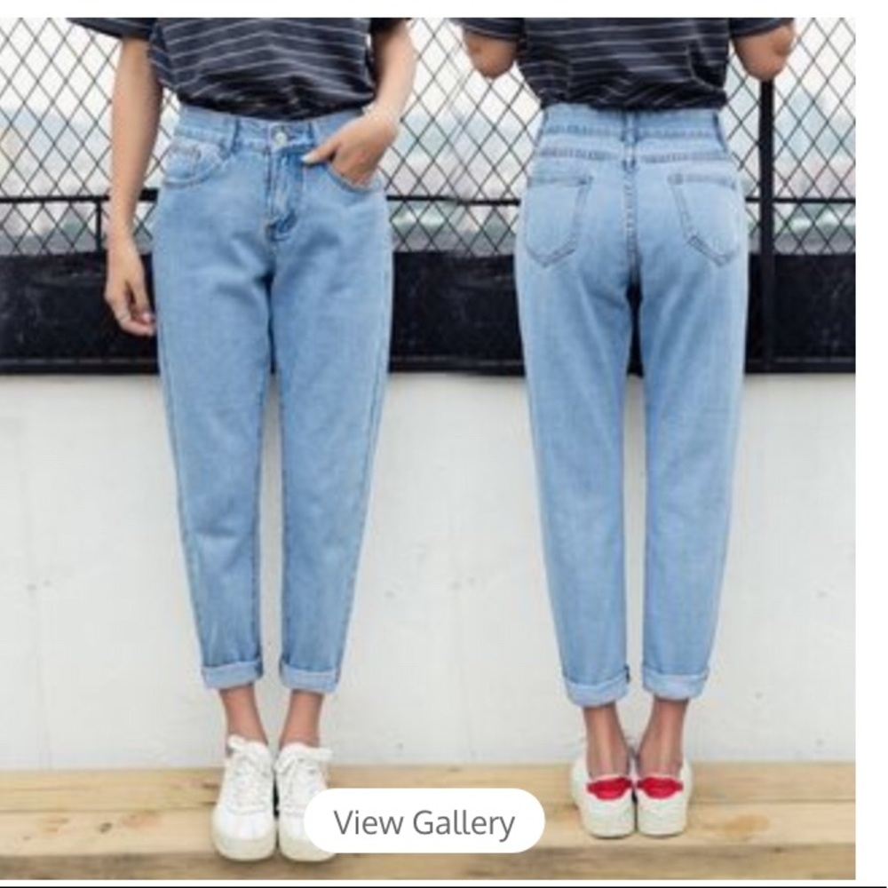 Cropped Straight Leg Jeans 30/24